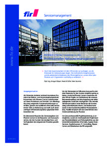 www.fir.de  Servicemanagement PHOENIX CONTACT GmbH & Co. KG