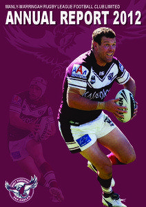 MANLY-WARRINGAH RUGBY LEAGUE FOOTBALL CLUB LIMITED  ANNUAL REPORT 2012