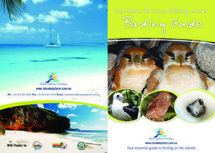 Christmas and Cocos Keeling Islands Birding Guide