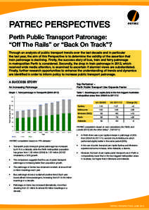 Urban studies and planning / Transperth / Smart growth / Melbourne / Public transport / Joondalup / Transport / Sustainable transport / Transportation planning