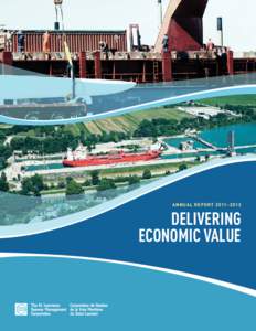 ANNUAL REPORT 2011–2012  DELIVERING ECONOMIC VALUE  THE GREAT LAKES/