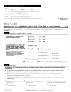 Debt / Business / Chapter 11 /  Title 11 /  United States Code / Chapter 13 /  Title 11 /  United States Code / Chapter 7 /  Title 11 /  United States Code / Petition mill / Bankruptcy / Insolvency / Personal finance