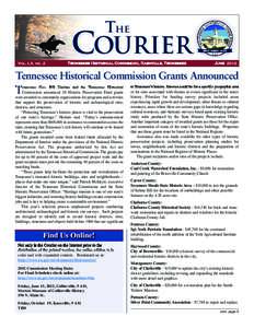 Rosenwald School / Tennessee Historical Commission / Marble Springs / Wynnewood / Ramsey House / Natchez Trace Parkway / John Sevier / Historic preservation / Outline of Tennessee / Tennessee / Geography of the United States / State of Franklin