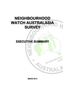 Crime in the United Kingdom / Neighbourhood Watch / Fear of crime / Neighbourhood Support / Neighbourhood / Neighborhood watch / Crime statistics / Victimisation / Criminology / Law enforcement / Crime