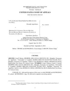 RECOMMENDED FOR FULL-TEXT PUBLICATION Pursuant to Sixth Circuit I.O.Pb) File Name: 14a0223p.06 UNITED STATES COURT OF APPEALS FOR THE SIXTH CIRCUIT