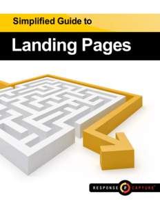 Simplified Guide to  Landing Pages introduction