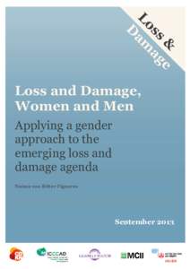 Loss and Damage, Women and Men. Applying a gender approach to the emerging loss and damage agenda