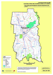Local Government Act 1989 ELECTORAL STRUCTURE OF BENALLA RURAL CITY COUNCIL NOTE: By Order in Council made under Section 220Q(j) of the Local Government Act 1989, Benalla Rural City Council is re-constituted as an unsubd