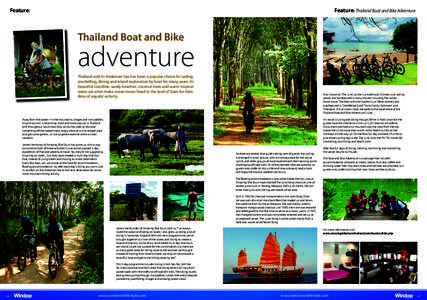 Feature:  Feature: Thailand Boat and Bike Adventure Thailand Boat and Bike