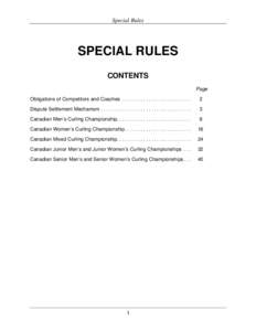 Microsoft Word - Special Rules revised Jan  06.doc