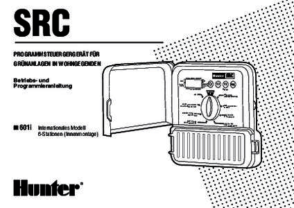 INT-263 SRC Programmsteuergergeräe für Grünanlagen in Wohngegenden