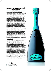 Cuvée / Wine / Bellavista housing estate / Italy / Lombardy / Franciacorta / Geography of Italy