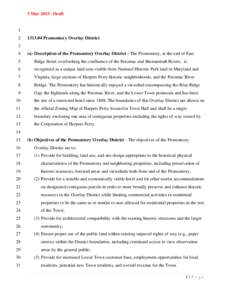 3 Mar 2015– DraftPromontory Overlay District