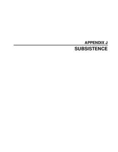 Microsoft Word - Appendix J - Subsistence Report Final.doc