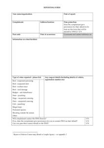 Microsoft Word - paw ni reporting form