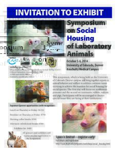 INVITATION TO EXHIBIT Symposium on Social Housing of Laboratory Animals