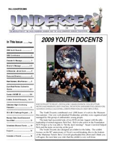 FALL QUARTER[removed]In This Issue[removed]Page 2009 YOUTH DOCENTS