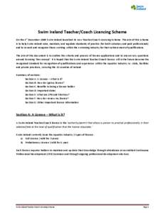 Microsoft Word - Swim Ireland_Teacher & Coach Licensing_v3.docx