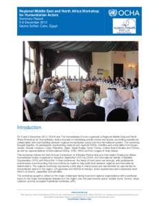 Microsoft Word - OCHA Regional Workshop Middle East and North Africa Summary Report eng.doc