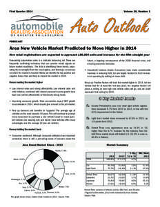 First Quarter 2014	  Volume 26, Number 1 FORECAST