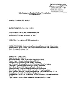 Inez Tenenbaum / CPSC / Polaris Industries / Transport / Land transport / Economy of Japan / ATVs / Bethesda /  Maryland / U.S. Consumer Product Safety Commission / Kawasaki Heavy Industries