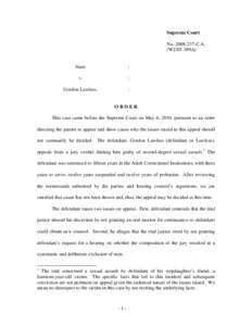 Juries / Court systems / Continuance / Plea bargain / Appeal / Sixth Amendment to the United States Constitution / Wisconsin Circuit Court / Batson v. Kentucky / Law / Government / Legal procedure