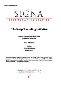 Character sets / Notation / Typography / Coding theory / Universal Character Set / Michael Everson / UTF-8 / Script / Sundanese alphabet / Unicode / Character encoding / OSI protocols