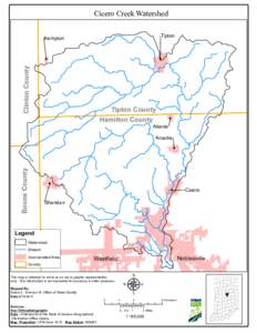 Cicero Creek Watershed Tipton Clinton County  Kempton