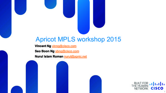 Apricot MPLS workshop 2015 Vincent Ng  Seo Boon Ng  Nurul Islam Roman   Apricot 2015