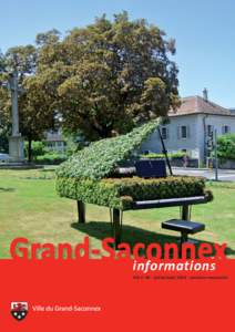 Grand-Saconnex informations GSI n o 44 - juillet/aoûtparution mensuelle adresses u les sommaire