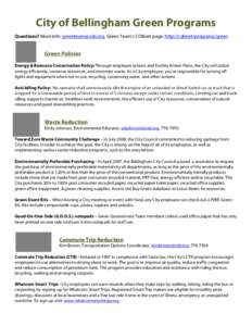 Microsoft Word - Green Resources for New Employees 2011.docx