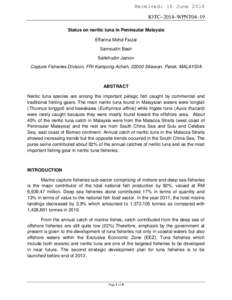 Sport fish / Tuna / Pelagic fish / Fish aggregating device / Andaman Sea / Wild fisheries / Commercial fishing / Skipjack tuna / Seine fishing / Fish / Scombridae / Fisheries