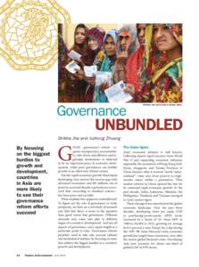 Governance  Women line up to vote in Jaipur, India. Unbundled