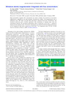 Measuring instruments / Magnetometers / Nuclear magnetic resonance / Sensors / Ferrites / SERF / Magnet / SQUID / Permeability / Electromagnetism / Physics / Magnetism