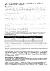 Structured finance / Minibond / Investment / Credit-linked note / Lehman Brothers / Tranche / XM Satellite Radio / Fixed income securities / Finance / Financial economics