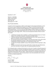 Academia / Higher education / Indiana University / North Central Association of Colleges and Schools / Michael McRobbie / Indiana University Bloomington / College of Arts and Sciences / Massachusetts Institute of Technology / The New School / Association of American Universities / Education / Association of Public and Land-Grant Universities