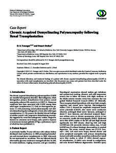 Hindawi Publishing Corporation Case Reports in Neurological Medicine Volume 2013, Article ID[removed], 2 pages http://dx.doi.org[removed][removed]Case Report