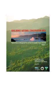 KING RANGE NATIONAL CONSERVATION AREA  Proposed Resource Management Plan and Final Environmental Impact Statement Volume I  U.S. Department of Interior
