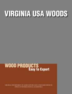 VIRGINIA USA WOODS  WOOD Easy to Export