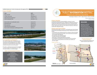 Heartland Expressway Corridor Development & Management Plan  Project Schedule HEARTLAND EXPRESSWAY CORRIDOR DEVELOPMENT AND MANAGEMENT PLAN