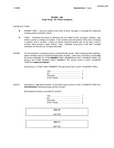 NHANES[removed]Questionnaire: Family  INCOME – INQ