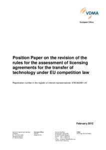 Small and medium enterprises / Competition law / European Union competition law / Block Exemption Regulation