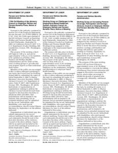 Federal Register / Vol. 66, No[removed]Tuesday, August 21, [removed]Notices[removed]DEPARTMENT OF LABOR