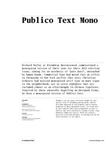 Italic type / Mono / Software / Computing / Typography