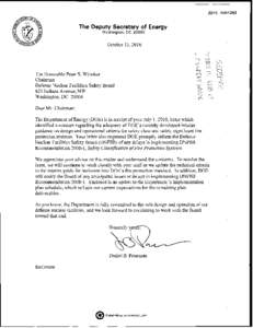 [removed]The Deputy Secretary of Energy Washington, DC[removed]October 13,2010