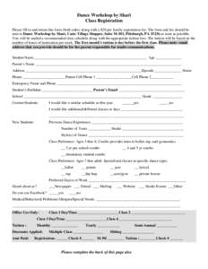 New Registration form 2013
