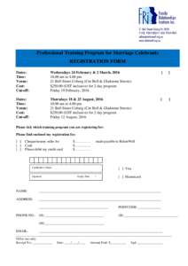 Microsoft Word - Professional Development Program Enrolment Form 2016.doc