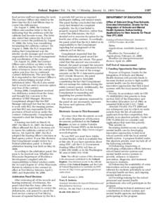 Office of Safe and Drug-Free Schools; Overview Information; Grants for the Integration of Schools and Mental Health Systems; Notice Inviting Applications for New Awards for Fiscal Year (FY) 2009, CFDA Number 84.215M [OSD