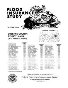 VOLUME 1 of 6  LUZERNE COUNTY,