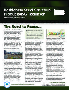 EPA Region 3 RCRA Corrective Action Site Reuse for Bethlehem Steel Strucuts products ISG Tecumseh